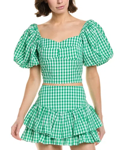 Cake For Dinner Parker Top In Green