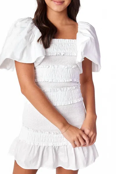 Cake For Dinner Pixie Dress In White