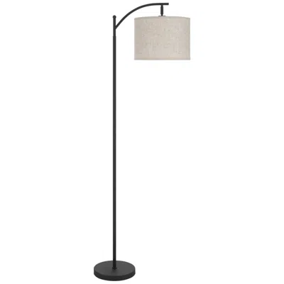 Cal Lighting 100 Watt Graydon Fishing Rod Floor Lamp With Adjustable Head In White