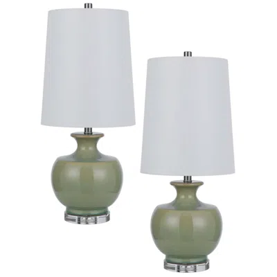 Cal Lighting 100w Kawela Ceramic Table Lamp In Animal Print