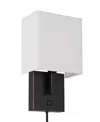 Cal Lighting 11.5" Height Metal Wall Lamp In Dark Bronze