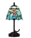 Cal Lighting 13" Height Metal And Resin Accent Lamp In Dark Bronze