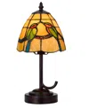Cal Lighting 13" Height Metal And Resin Accent Lamp In Dark Bronze