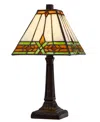 Cal Lighting 14" Height Metal And Resin Accent Lamp In Dark Bronze