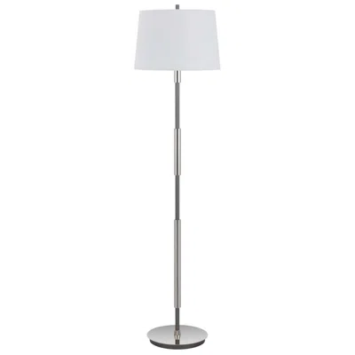 Cal Lighting 150w 3 Way Ciudad Metal Floor Lamp In White