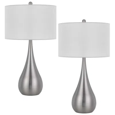 Cal Lighting 150w 3 Way Diego Table Lamp In Gray