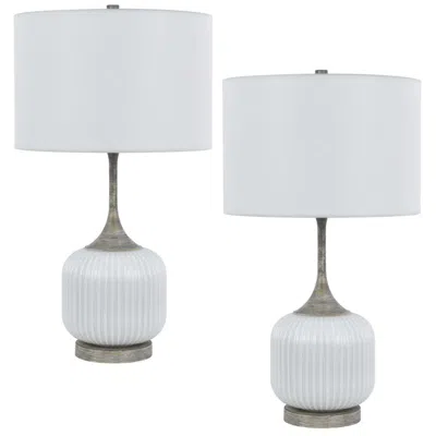 Cal Lighting 150w 3 Way Palmyra Table Lamp