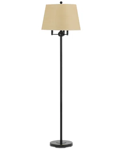 Cal Lighting 150w 3-way, 40wx3, Andros Floor Lamp In Black