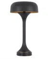 Cal Lighting 22" Height Metal Table Lamp In Dark Bronze
