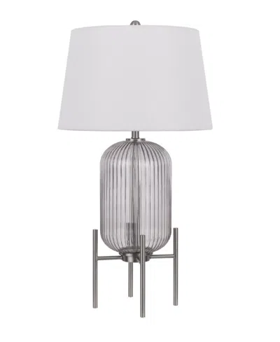 Cal Lighting 32.5" Height Metal Table Lamp In Transparent