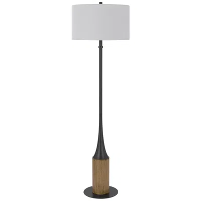 Cal Lighting 59.5" Inch Height Charcoal Grey Metal Floor Lamp In Multi