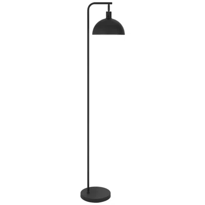 Cal Lighting 60 Watt Koepel Black Metal Hanging Floor Lamp With Dome Shade