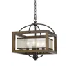 Cal Lighting 60w X 4 Semi-flush Pendant