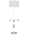 Cal Lighting 61" Height Metal Floor Lamp In Chrome