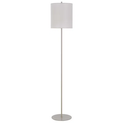 Cal Lighting 62 1/2" High Modern Silver Floor Lamp In Gray