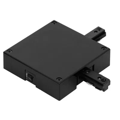 Cal Lighting 7.5 Amp Cirucit Delimiter, Double Live End Right In Black