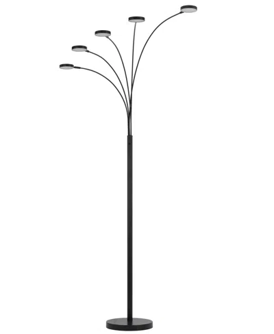 Cal Lighting 82" Height Metal Arc Floor Lamp In Dark Bronze