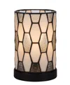 Cal Lighting 9.25" Height Metal And Resin Accent Lamp In Dark Bronze