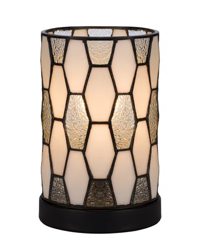 Cal Lighting 9.25" Height Metal And Resin Accent Lamp In Dark Bronze