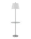 Cal Lighting Calighting 3-way Andros Floor Lamp With Glass Tray