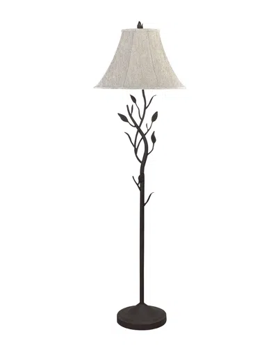 CAL LIGHTING CALIGHTING 3-WAY HAND FORGED IRON FLOOR LAMP