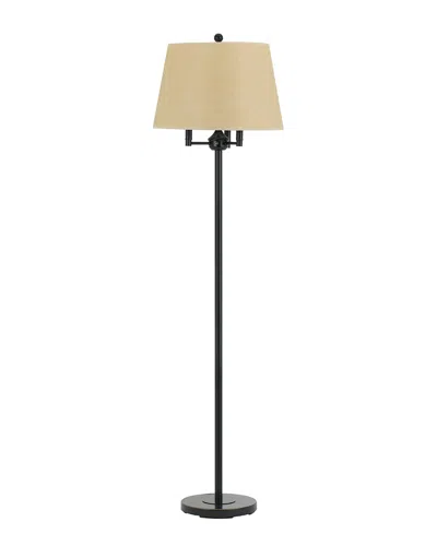 Cal Lighting Calighting 3-way Andros Floor Lamp In Brown