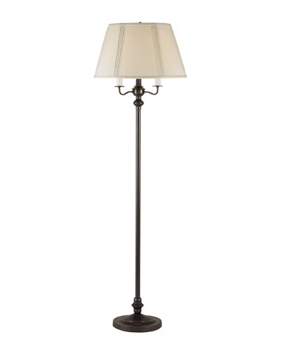 Cal Lighting Calighting 6 Way Metal Floor Lamp In Brown