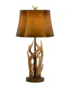 Cal Lighting Calighting Antler Resin Table Lamp