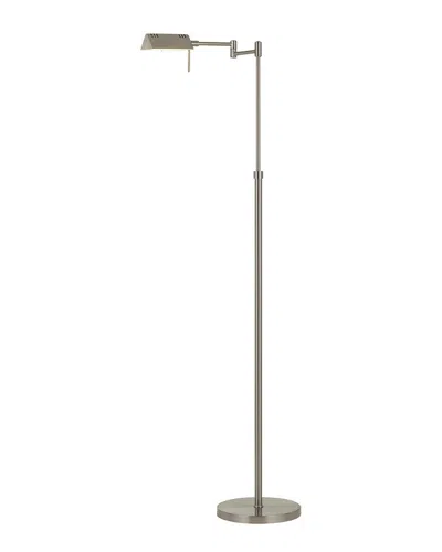 Cal Lighting Calighting Clemson Metal Floor Lamp In Metallic