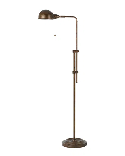 Cal Lighting Calighting Croby Pharmacy Floor Lamp In Brown