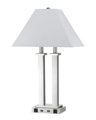 Cal Lighting Calighting Double Light Metal Desk Hotel Lamp