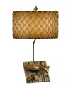 Cal Lighting Calighting Fishing Resin Table Lamp