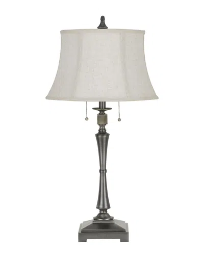 Cal Lighting Calighting Madison Table Lamp In Gray