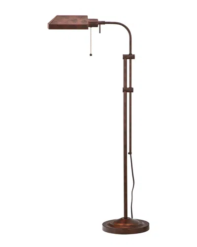 Cal Lighting Calighting Pharmacy Floor Lamp With Adjustable Pole In Brown