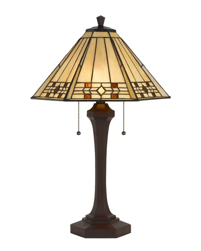 CAL LIGHTING CALIGHTING TIFFANY TABLE LAMP