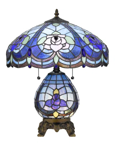 CAL LIGHTING CALIGHTING TIFFANY TABLE LAMP