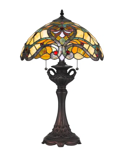 CAL LIGHTING CALIGHTING TIFFANY TABLE LAMP