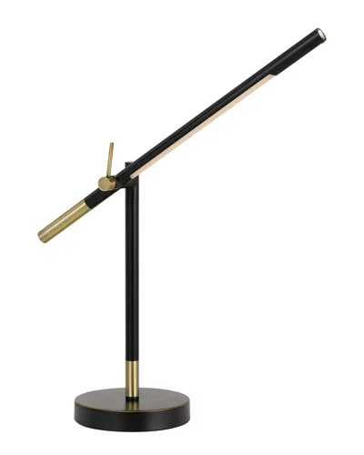 Cal Lighting Calighting Virton Metal Desk Lamp In Black