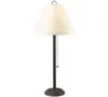 Cal Lighting Candlestick Table Lamp With Pull Chain Switch In Black,russet