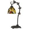 Cal Lighting Calighting Cotulla Tiffany Table Lamp In Multi