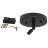 Cal Lighting Drop Ceiling Swivel Joint Top Socket Plate In Black