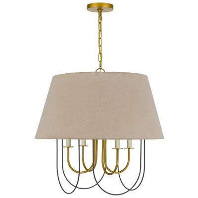 Cal Lighting Eupora Chandelier In Brown