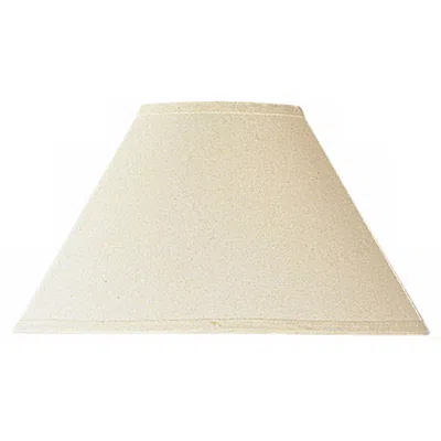 Cal Lighting Ivory Linen Hardback Empire Lamp Shade 6x16x10 (spider) In Neutral