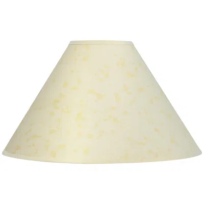 Cal Lighting Ivory Paper Round Empire Lamp Shade 5x12x9 (spider) In Neutral