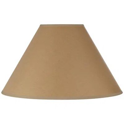 Cal Lighting Kraft Paper Hardback Empire Lamp Shade 6x17x11 (spider) In Brown