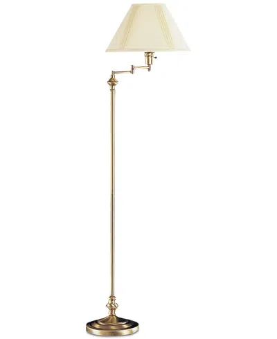 Cal Lighting Layla Swing Arm Floor Lamp In Gold