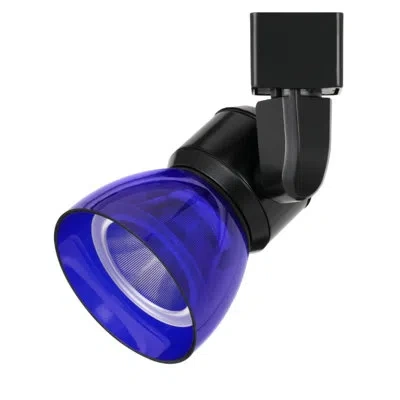 Cal Lighting Led Track Fixture Head In Blue Clear,black
