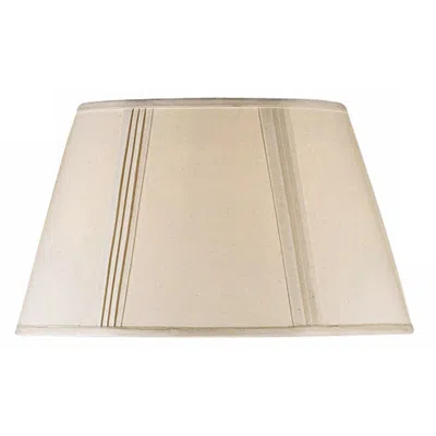 Cal Lighting Linen Side Pleated Empire Lamp Shade 12x18x11 (spider) In Neutral