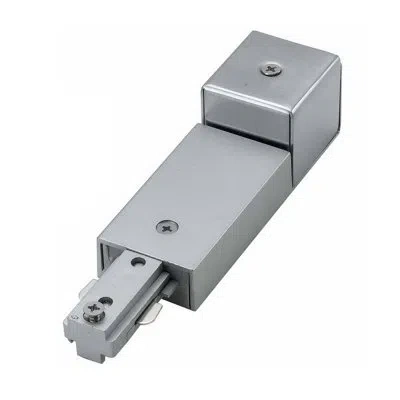 Cal Lighting Live End Conduit Light Fitter In Brushed Steel