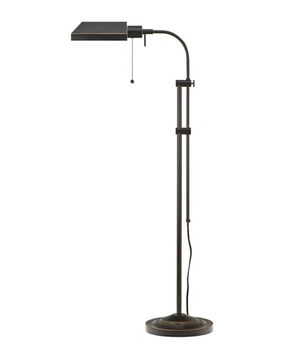 Cal Lighting Pharmacy Floor Lamp With Adjustable Pole In Black